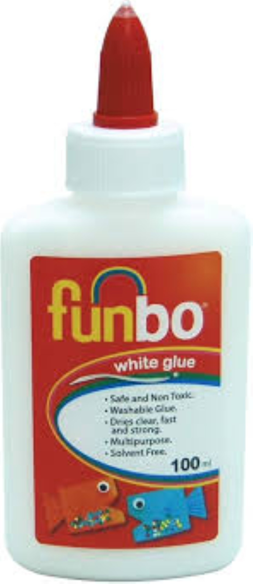 Funbo White Glue 100 ml BX= 12 EA FO-GW-100